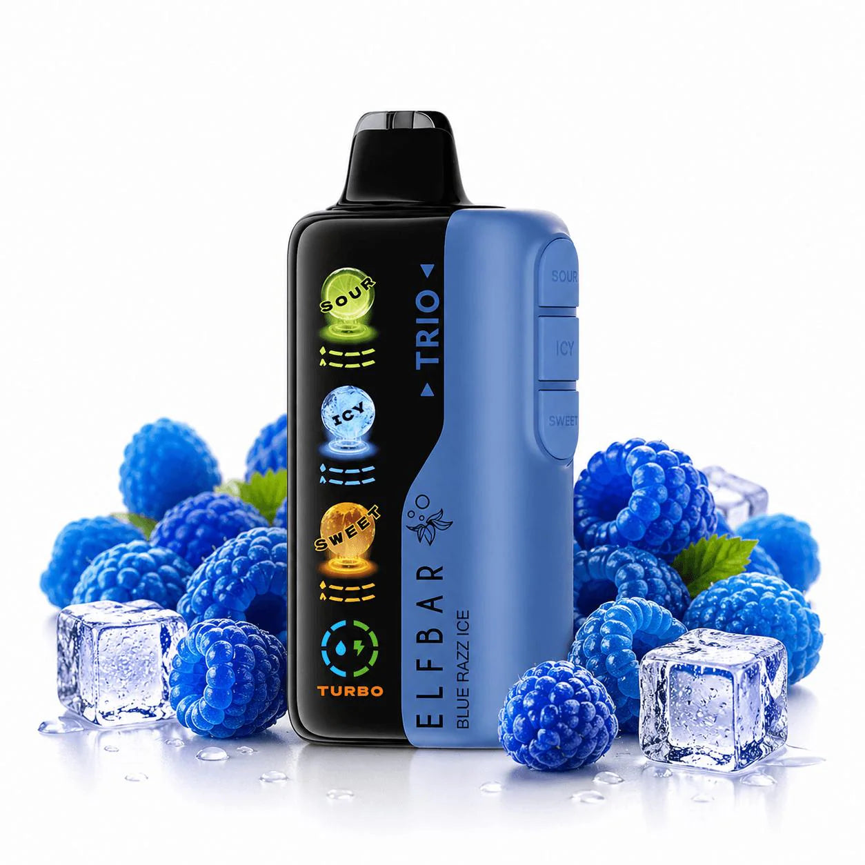 ELF BAR TRIO BLUE RAZZ ICE 40.000