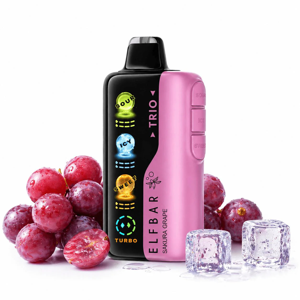 ELF BAR TRIO SAKURA GRAPE 40.000 PUFFS