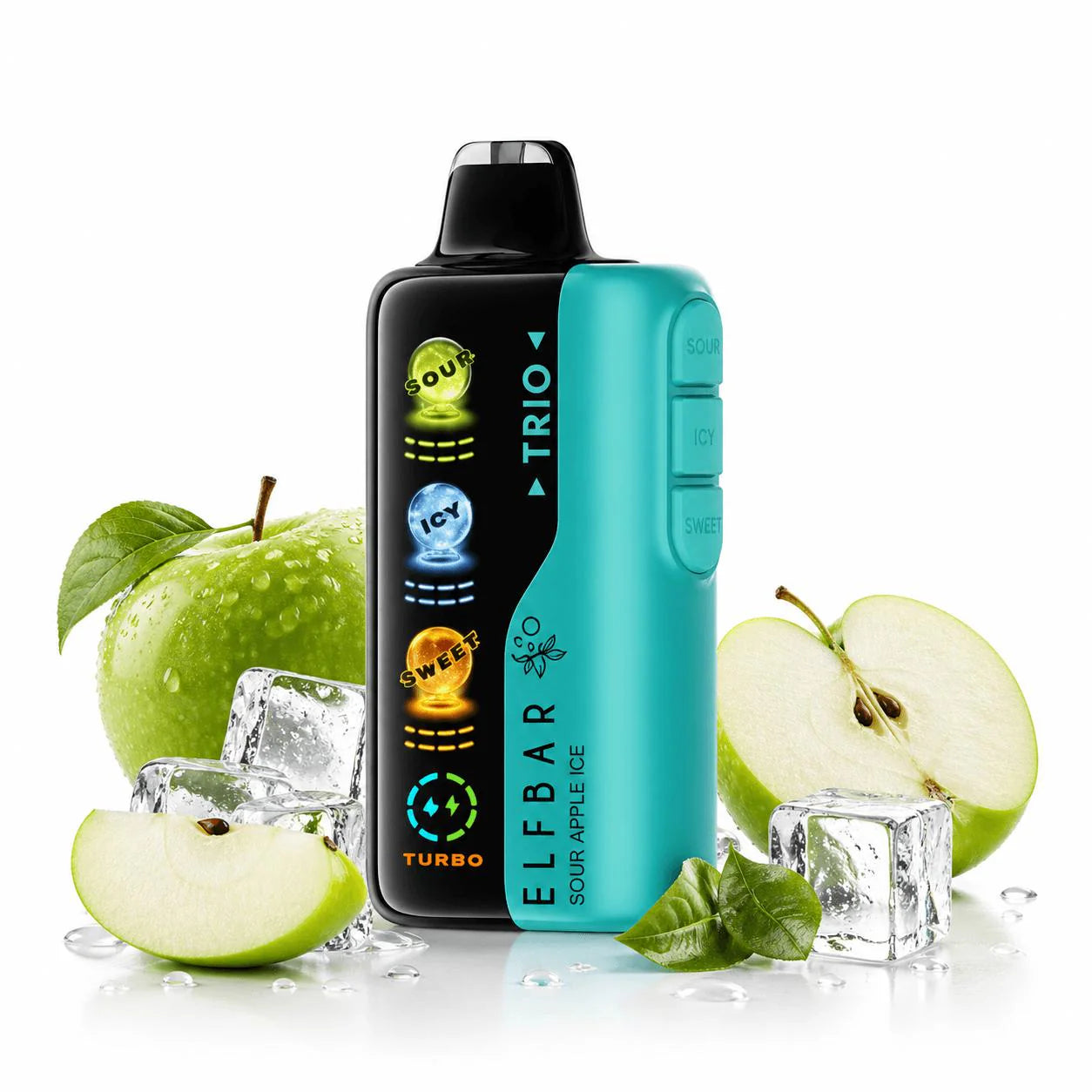 ELF BAR TRIO SOUR APPLE ICE 40.000