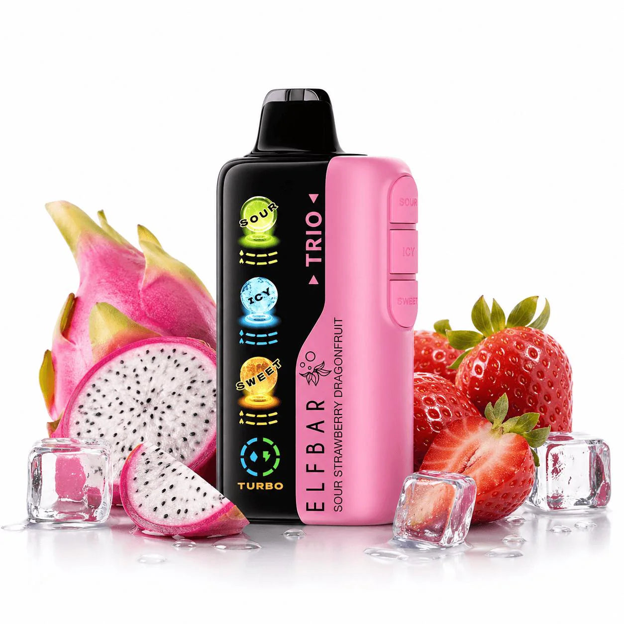 ELF BAR TRIO SOUR STRAWBERRY DRAGONFRUIT 40.000