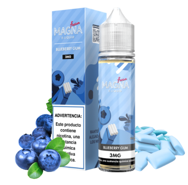 MAGNA E LIQUID BLUEBERRY GUM 60 ML / 3MG