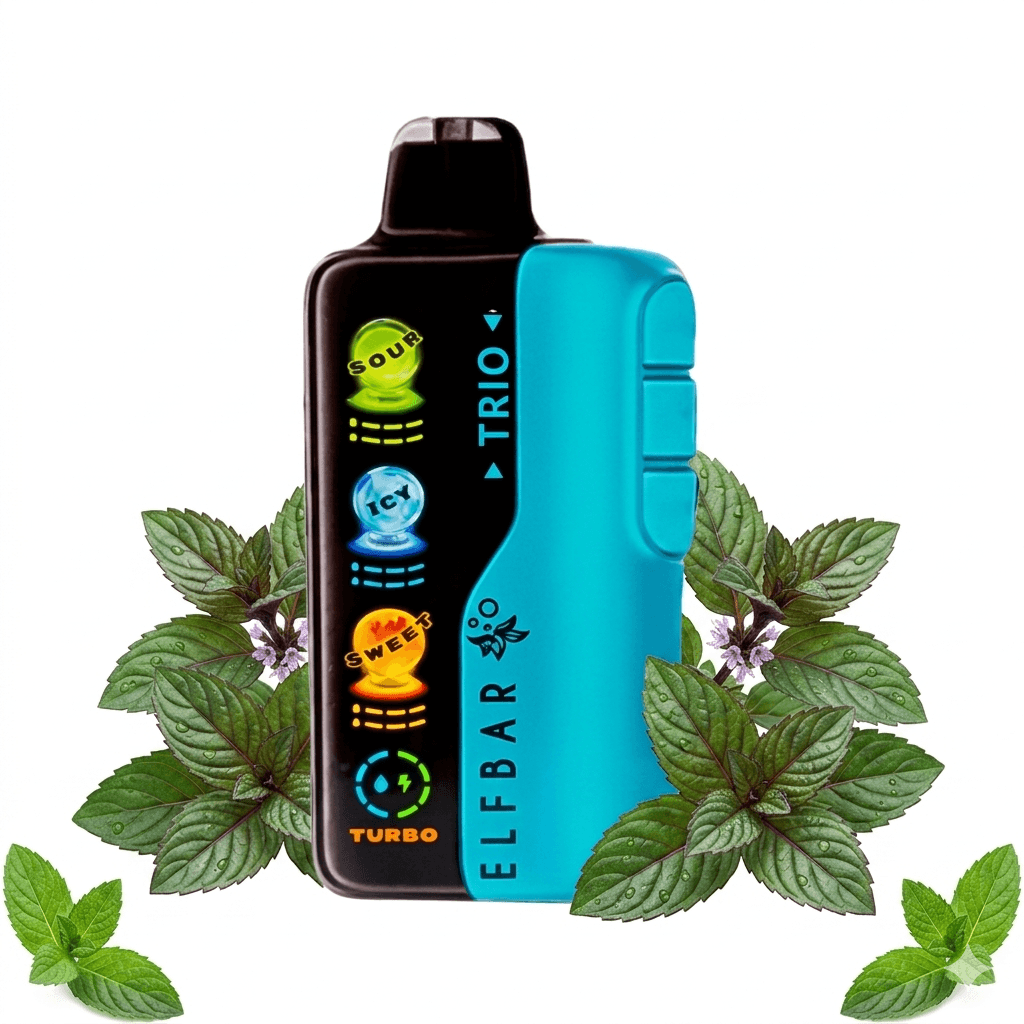 ELF BAR TRIO BLACK MINT 40.000